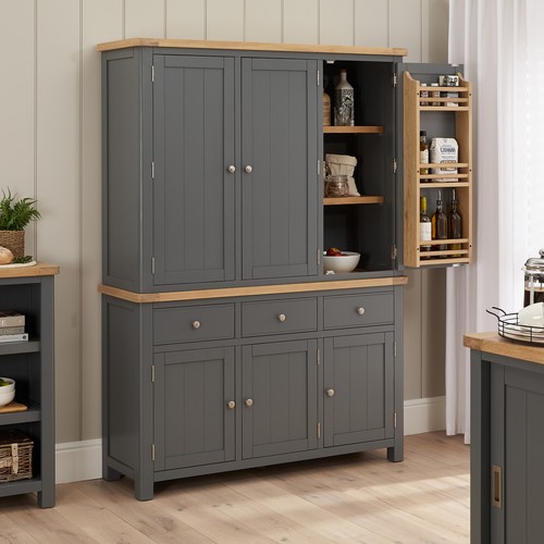 Pantry cupboard marbury slate - cupboard,