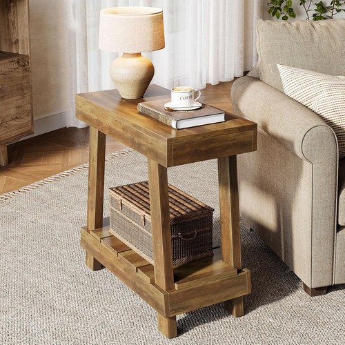 Tier modern end - table, wooden