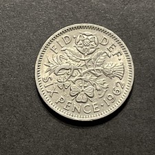 1962 Sixpence