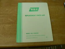 BSA B25 STARFIRE  PARTS BOOK