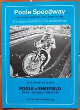 POOLE v SHEFFIELD SPEEDWAY