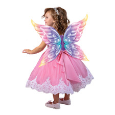 Electric Fairy Wings LED Light Up Moving Butterfly Wing Dress Up Costume Props