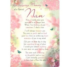 Graveside Card IN LOVING