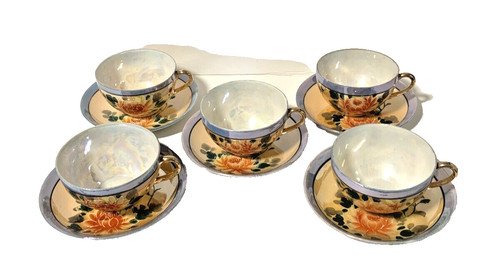 Lustreware japanese tea - lustreware, set