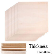 5pcs 100x100 1-8mm thick plank model balsa wood  for DIY house ship airplane toy