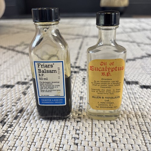 Vintage glass medicine bottles - vintage,