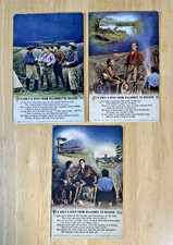 WW1 Postcard x 3 Set "It's
