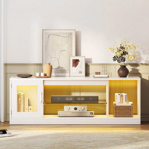 Led stand cabinet inch - stand, 65