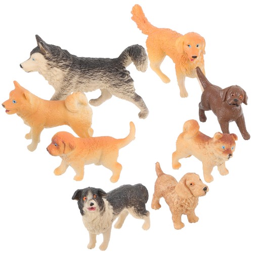 Pcs mini dog toys realistic - dog,