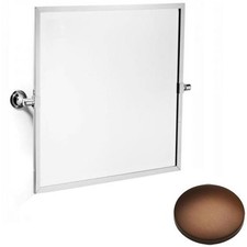 Samuel Heath Fairfield Chrome  Framed Bevelled Tilting Mirror N9560   RR/P £1324