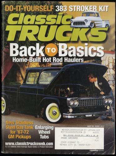 August 2003 classic trucks - august,
