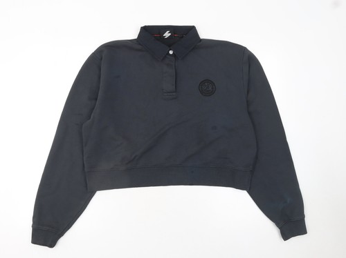 Superdry womens black henley - superdry,