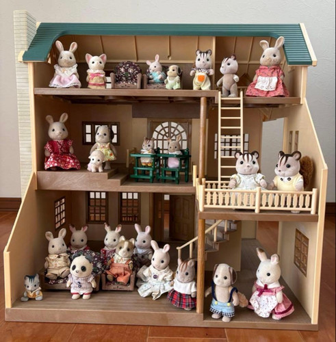 Sylvanian families big house - families,