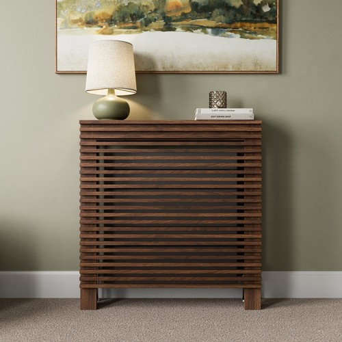 Radiator cover walnut modern - walnut,
