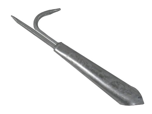 Single boat hook galvanised - hook,