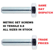 HEX SET SCREWS BOLT HEX HEAD