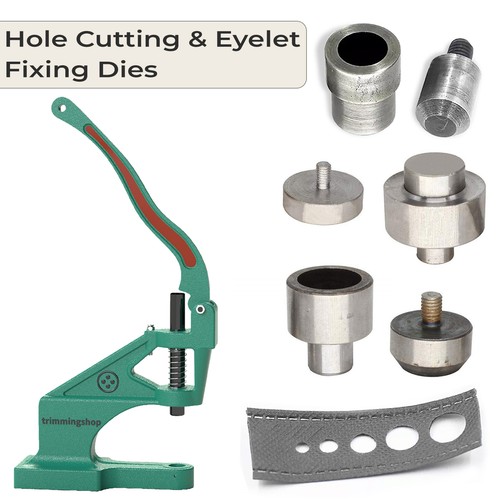 Eyelet press machine green - eyelet,