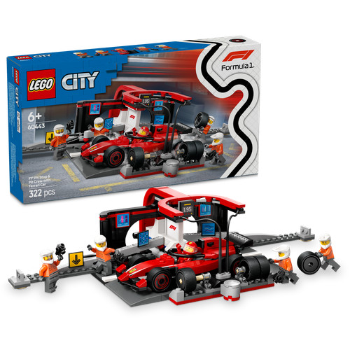 Lego city pit stop - city:,