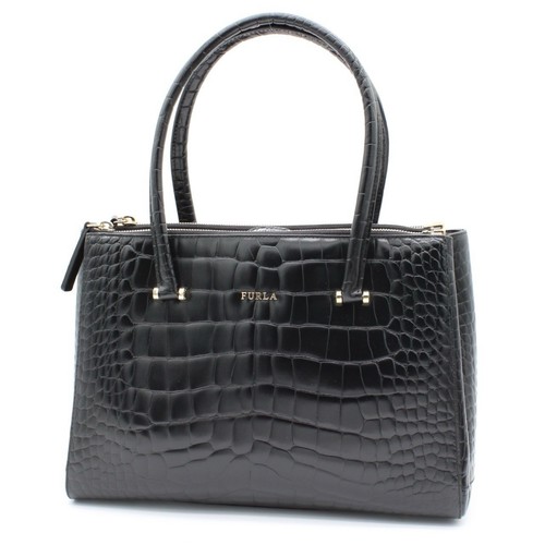 Furla lotus croc embossed - furla,