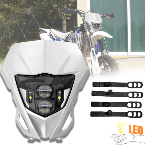 Led head lamp white - lamp, fairingl