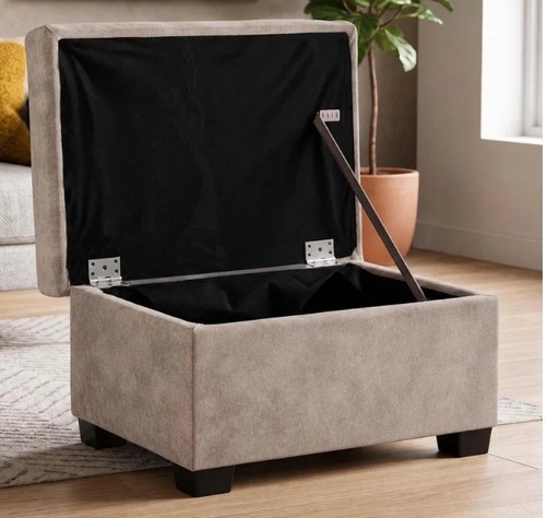 Mink beige fabric storage - mink,