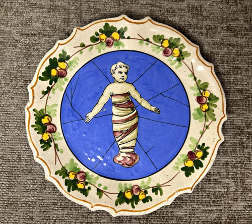 Vintage italian majolica della - italian,