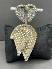 As Is-Vtg Prong Set 1/2 Heart