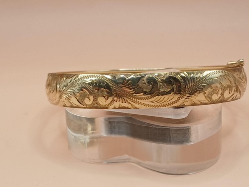 Vintage carat gold engraved - 9,