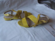 Ladies TU Yellow Faux Suede