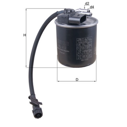 Fuel filter for - for, mercedes