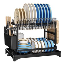 2 Tier Dish Rack Plate Cup