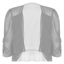 Womens Elegant Ruffle Chiffon