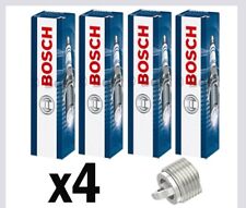 4x Bosch Spark Plugs for BMW E90 2.0 CHOICE1/2 318i 320i N43 143bhp 170bhp