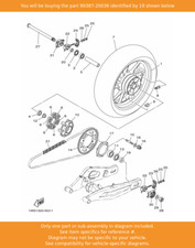 YAMAHA Collar, 90387-20036 OEM