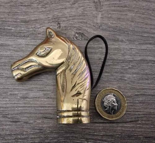 Vintage brass horse - vintage,