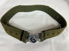 RAF GREEN WEBBING BELT - Max waist: 36" , Olive 58 style Royal Air Force British