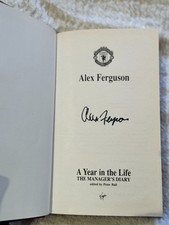 Sir Alex Ferguson Hand Signed