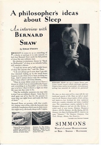 Magazine 1929 simmons - magazine, ad
