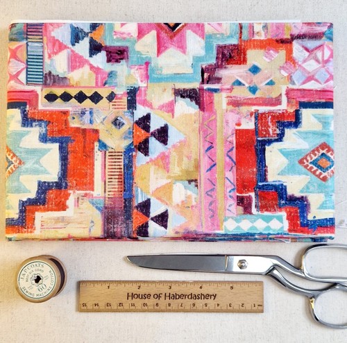 Fabric remnant aztec tile - tile, geo