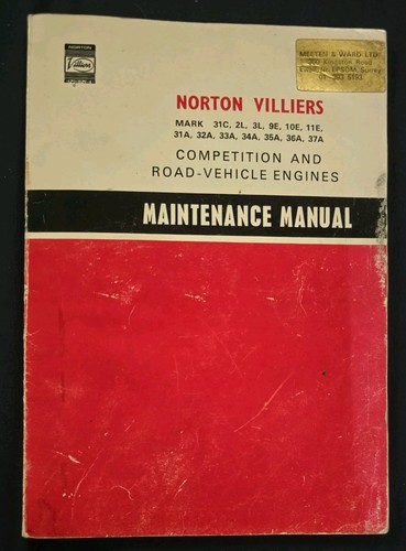Original norton villiers - original,