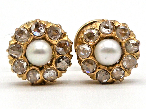 Edwardian cluster 18k - 18k, gold