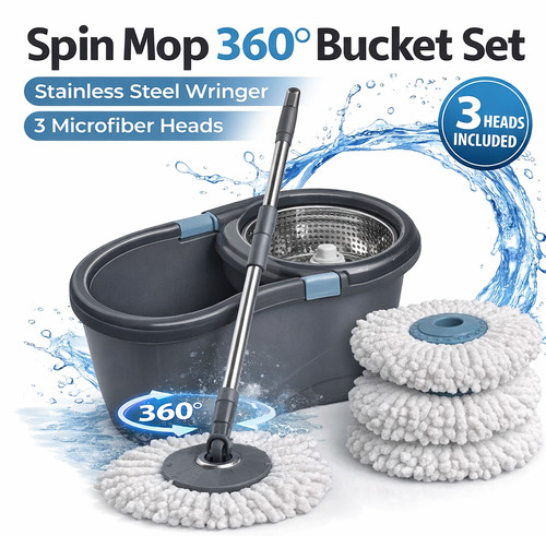 Spin mop bucket set 360 - spin, &