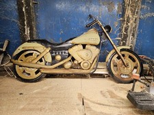 Motorbike Sign Hanging Plaque Man Cave Garage Door Decor