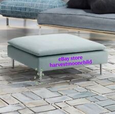 Ikea Soderhamn Footstool Cover - Isefall Light Turquoise 702.244.31