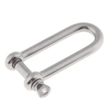 1/4 Inch Adjustable D-shackle Buckle Sets Stainless Steel