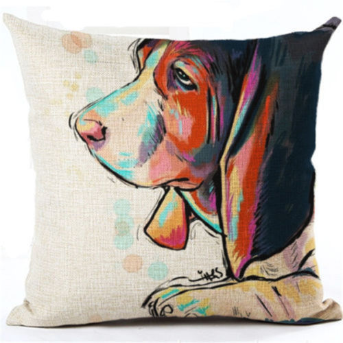 Basset hound dog art painting - hound,