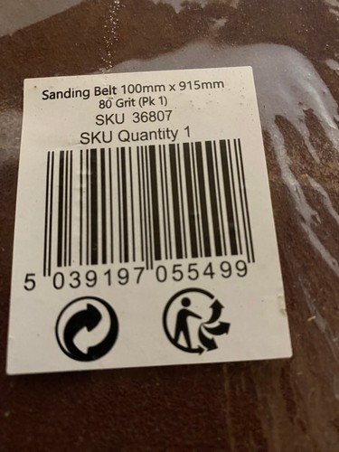 New sanding belts - 915mm, x