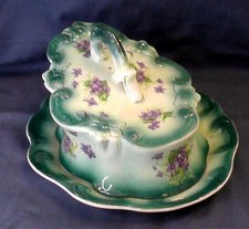 Staffordshire large teal and - staffordshire,