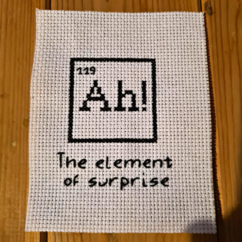 Finished cross stitch - finished,
