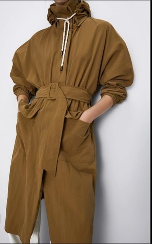 Zara belted parka with hood - zara,